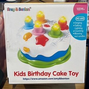 Colorful Kids Birthday Cake Toy